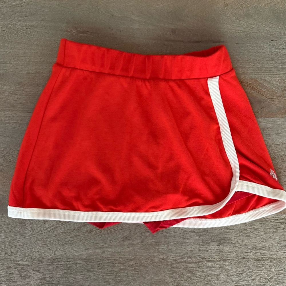Free People Movement contrast trim sport skort, XS